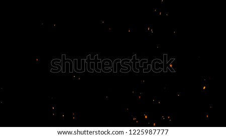 real fire particles image