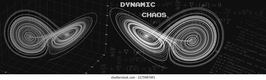 Real Model Of Lorenz Attractor Illustration