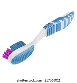 Realistic 3D, Illustration of a Toothbrush, 3d render