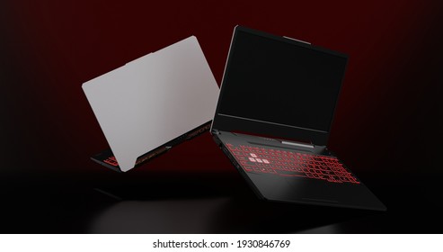 Realistic 3d Modelling Of Gaming Laptop