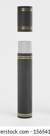 Realistic 3d Render of Certificate Tube