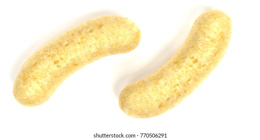 Realistic 3D Render of Corn Puffs