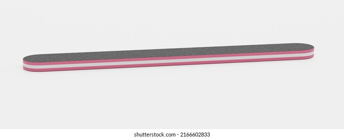 Realistic 3D Render Of Emery Board