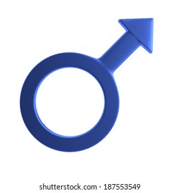 Realistic 3d Render Of Male Sign