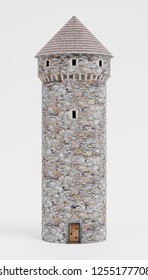Realistic 3D Render Of Medieval Tower