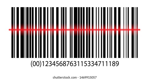 Realistic Bar Code Icon. Price Scan. Product Label. Information UPC Scanner. Digital Reader. Identification Sign. Modern Simple Flat Bar Code Sign.