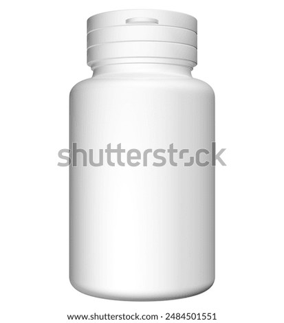 Realistic Bottle 3D Render Mockup 