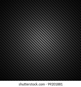 A Realistic Dark Carbon Fiber Weave Background Or Texture