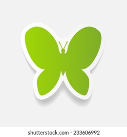 realistic design element: butterfly