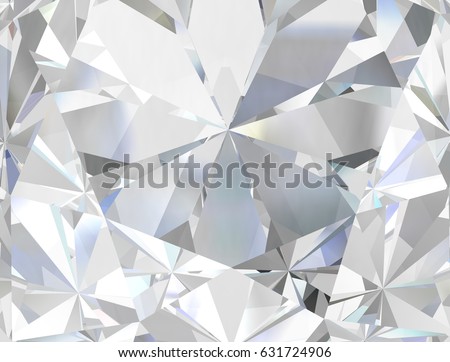 Realistic diamond texture close up, 3D illustration.
