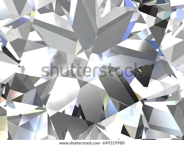 Realistic Diamond Texture Close 3d Illustration のイラスト素材