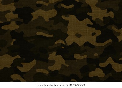 Realistic Military Camouflage Fabric Army Pattern Stock Illustration ...