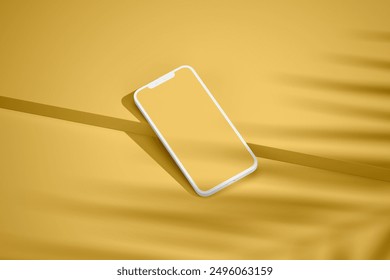 Realistic Mobile Mockup 3D Rendering