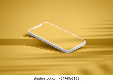 Realistic Mobile Mockup 3D Rendering