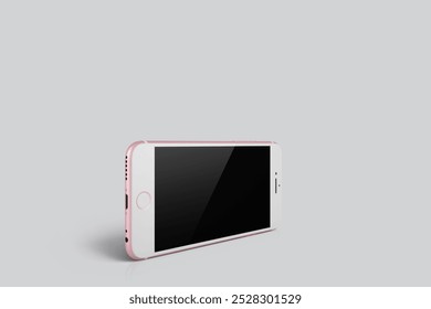 Realistic Mobile Mockup 3D Rendering