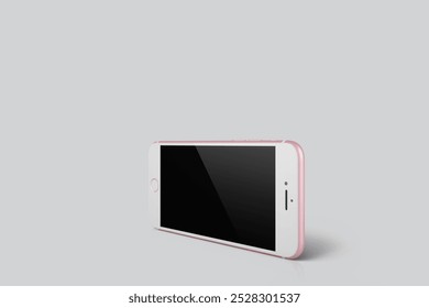 Realistic Mobile Mockup 3D Rendering