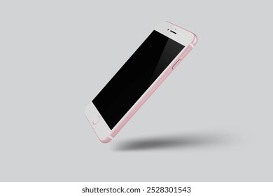 Realistic Mobile Mockup 3D Rendering