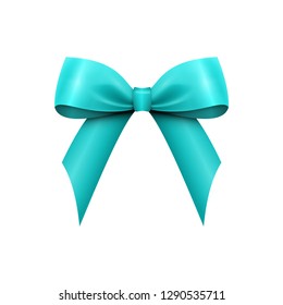 aqua blue satin ribbon