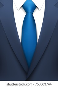 Realistic Suit Tie Stock Vector (Royalty Free) 712830973 | Shutterstock