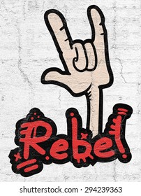 Rebel gesture