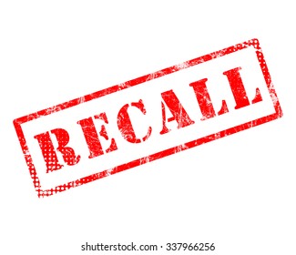 Recall Red Stamp