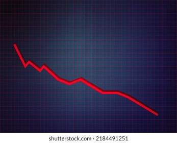 Recession Illustration Background. Economic Growth Abstract Background. Business Development Graphic Background. Presentation Template