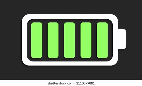 Rechargeable Battery Icon Symbol Illustration, Can Be Used To Represent A Charging Station, An Electric Car, Or The Cell Phone Lithium Battery Power