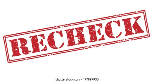 recheck stamp