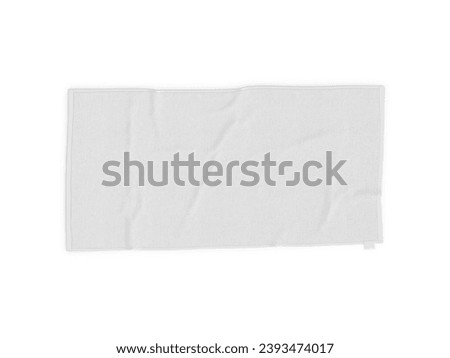 Rectangular Beach Towel on white background