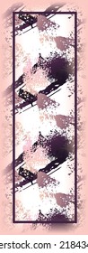 Rectangular Veil Random Shapes Harmonious Colors Stock Illustration ...