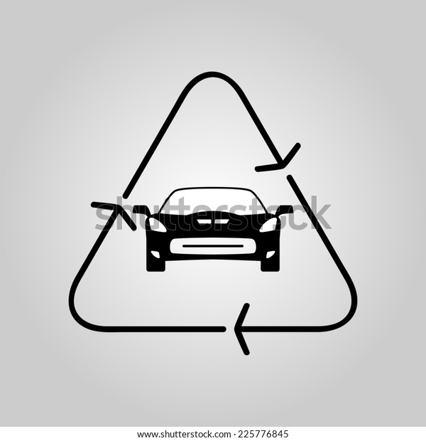 Recycle car\
icon