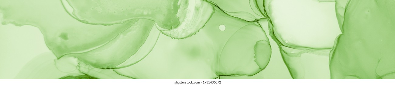 Recycle Ink Fluid. White Subtle Batik. Pistachio Digital Flow. Mint Vintage Surface. Brush Art. Green Sophisticated Cloth. Contemporary Baby Decoration. Lime Recycle Ink Fluid.