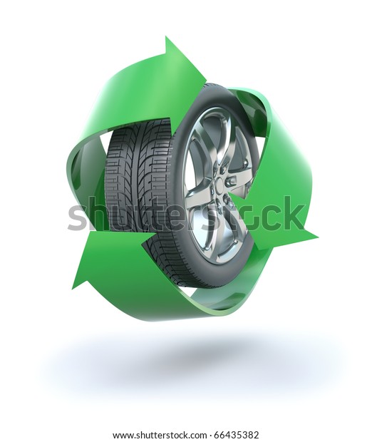 Recycled\
tire