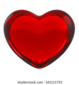 Glass heart Royalty Free Vector Image - VectorStock