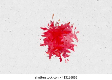 Red abstract