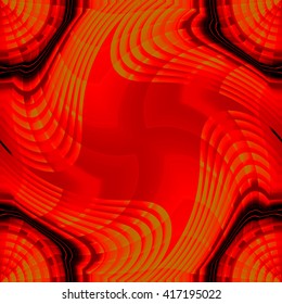 red abstract background with a spiral pattern