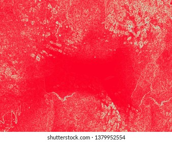 Red abstract texture with beautiful pattern