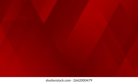 Red abstract triangle geometric shape background