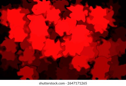 Red AbstractPattern with Soft Blurred Edges