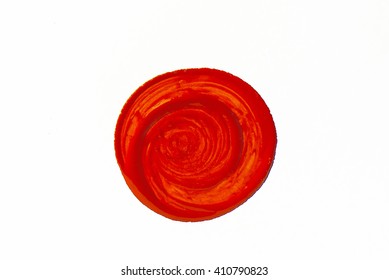 Red Acrylic Circle