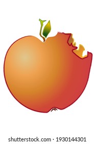 Red Apple Icon Bite, Healthy Lifestyle, Food