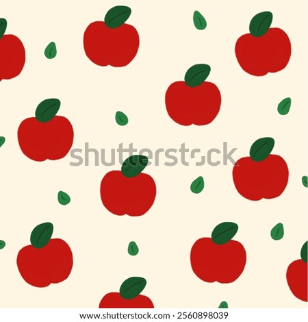 Similar – Image, Stock Photo Cherry apple- small decorative red apples (Malus baccata)