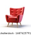 red chair isolated