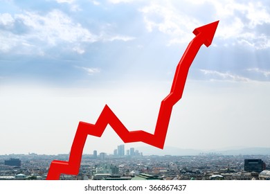 Red arrow pointing up
