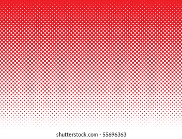 Red Background White Halftone Dot Gradient Stock Illustration 55696363 ...