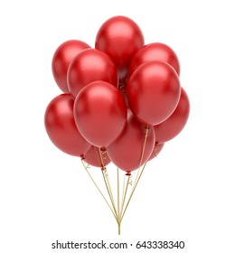 Red balloons.