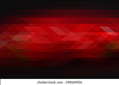 Red Black Abstract Background Consisting Of Triangles