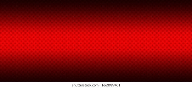 Red And Black Carbon Fibre Background And Texture. 3d Illustration. Extreme Widescreen For Website Template.