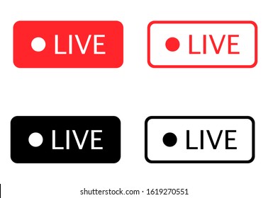 Facebook Live Icon Images Stock Photos Vectors Shutterstock