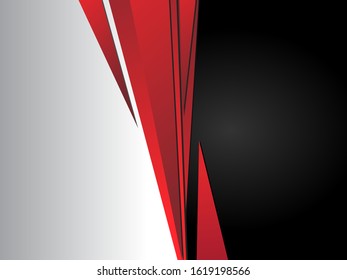 Corporate Concept Red Black Grey Contrast Stock Vector (Royalty Free ...